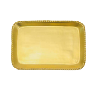 Assiette de service en métal pour la restauration, idéale pour les fêtes à domicile et les tables de mariage – Le meilleur fabricant indien d'articles de table de qualité alimentaire - Product Image 1