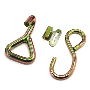 Kits de fixation robustes à crochets <span class=keywords><strong>en</strong></span> J et anneaux <span class=keywords><strong>en</strong></span> D, galvanisés à haute résistance, pour le maintien de charges lourdes sur camions et remorques de bateaux - Product Image 4