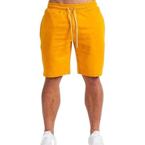 กางเกงขาสั้นกีฬาผู้ชายแบบลำลองขายส่ง OEM รุ่นใหม่ ผ้าไนลอนฟลีซ แห้งเร็ว เอวกลาง มีเชือกผูก - Product Image 1