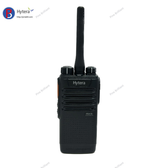 Hytera PD418 Walkie Talkie Long Range RFID Reader DMR IP54 Patrol System Walkie Analogue and Digital Two Way Radio Waterproof