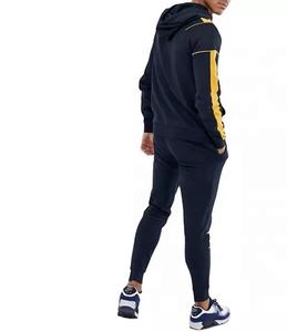 High Quality Fashion Wholesale Men Color Block Skinny Unisex Jogger Tracksuit Wear Custom logo Casual Fit Joggers Suits <b>Set</b> - Product Image 3