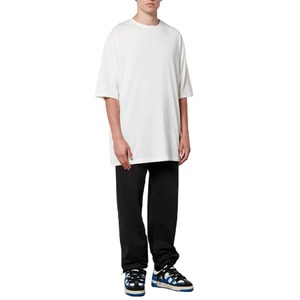 Camiseta extragrande personalizada de algodón pesado para hombre, ropa de calle marrón con patrón sólido e impresión Digital de alta calidad - Product Image 5