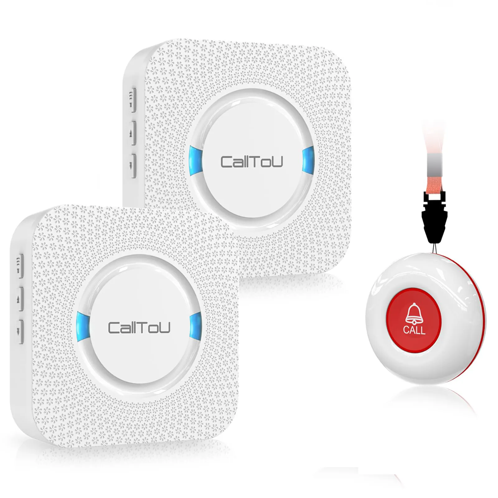 Produk baru CallToU 500 + kaki penerima Plugin sistem panggilan pintar Suster panggilan peringatan sistem bantuan pasien sistem pengasuh Pager nirkabel