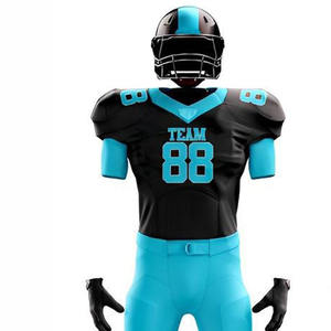 Uniforme de football américain en gros, 100% respirant, conçu pour l'identification de l'équipe, vêtements de football américain - Product Image 3