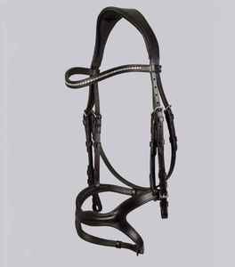 Bride de cheval en cuir premium 2026, robuste, design selle anglaise, idéale pour l'équitation en extérieur, équipement équestre, service OEM - Product Image 2