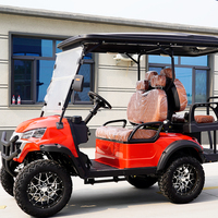 Voiturette de golf électrique à énergie nouvelle avec toit pare-brise, configuration personnalisée, homologuée pour la route (LSV), pour importateurs mondiaux