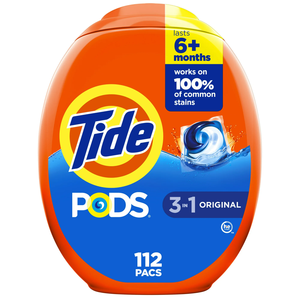Para Tide PODS 112 Count Detergente líquido para ropa Pacs Ecológico Desechable Limón Lavanda Jazmín Antibacteriano Original - Product Image 3
