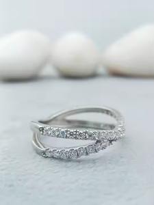 Bague de fiançailles solitaire fantaisie personnalisée en or 18 carats, argent, moissanite, cadeaux de satisfaction du cœur pour anniversaire - Product Image 5