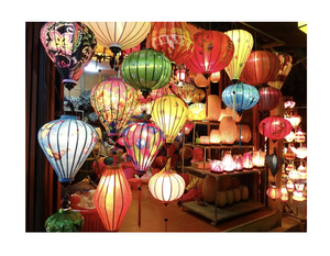 Vietnam Silk Lantern for Festival Lighting and Home Garden Decoration Supplies - Product Image 1