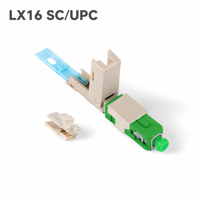 Connecteur rapide à fibre optique SC LX16 monomode pour assemblage de câbles FTTH et solutions réseau