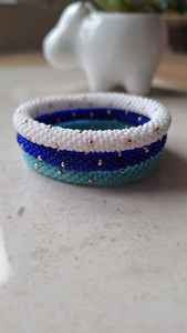 Bracelet manchette en perles faites à la main-Manchette pour femmes et filles - Product Image 3