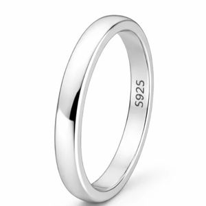 Fabricante de Anillos Lisos de Plata de Ley 925 |   Anillo de Plata Maciza con Acabado Liso |   Proveedor OEM al por Mayor Unisex - Product Image 4