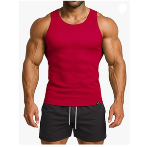 Camiseta sin mangas de algodón con nuevo diseño personalizado para hombre al por mayor, ropa informal ecológica de los mejores materiales - Product Image 3