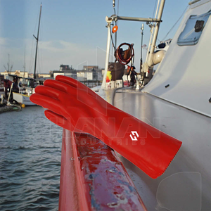 Meilleure vente de gants de soudage industriels en cuir résistant à la chaleur respirant confortable protection du pouce supplémentaire Service OEM Pakistan - Product Image 5