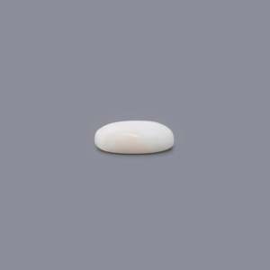Coral blanc, diamant facetté de 3,94 carats, pierre précieuse polie, traitée thermiquement, saphir sur mesure, effet de changement de couleur, ovale étoilé - Product Image 3