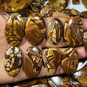 Qualité incroyable 100% naturel Outback Jasper Cabochon pierres précieuses en vrac dos plat cabines de guérison au prix de gros - Product Image 1