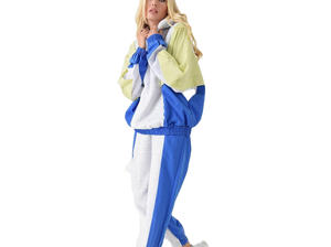 Conjunto Deportivo de Invierno para Mujer con Capucha, Transpirable, Estampado, de Manga Larga, Secado Rápido, Multicolor, Estilo Hip Hop, Parte Superior e Inferior - Product Image 5