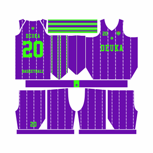 ชุดบาสเก็ตบอลผู้ใหญ่แบบเจอร์ซีย์และกางเกงขาสั้น ผ้าโพลีเอสเตอร์ 100% พิมพ์ลาย ราคาขายส่ง พร้อมปักชื่อและหมายเลขตามสั่ง - Product Image 2