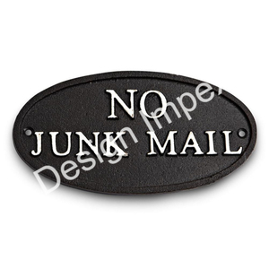 กรุณาแหวนแผ่นโลหะประตูรูปวงรีทำจากเหล็กหล่อแผ่นโลหะติดผนังแบบทั่วไปตามต้องการ - Product Image 2