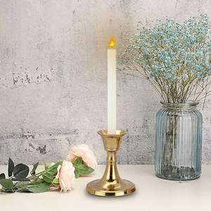 Bougeoir en métal fait main - Décoration de Noël écologique pour la chambre à coucher, la table de chevet et une ambiance chaleureuse - Product Image 3