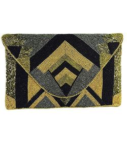 Sac à main brodé de conception culturelle avec ceinture - Product Image 1