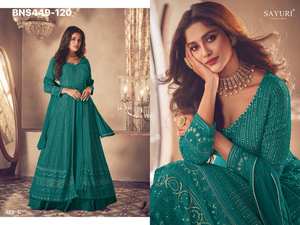 Proveedor de Trajes Salwar de Georgette Sintética con Bordado y Lentejuelas de Alta Demanda, Fabricante de Moda Femenina de Surat - Product Image 2