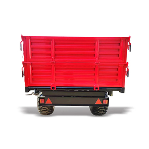 Best Price Four-wheel Large Agricultural Trailer Tractor Hydraulic <b>Back</b> Dump Steel Construction Easy Operation for Agricultural - Product Image 3