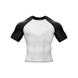 เสื้อยืดออกกำลังกายแบบคอมเพรสชั่น ออกแบบเองได้ แขนสั้น ป้องกันการระคายเคือง พร้อมสกรีนโลโก้ตามสั่ง เสื้อรัดรูปผู้ชายแบบซับลิเมชั่น - Product Image 1