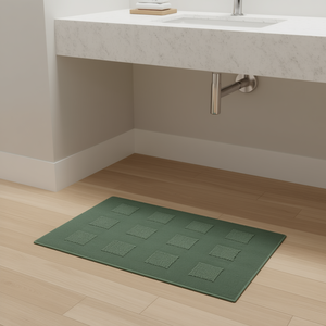 Tapis de bain vert CAPRI (110x60cm) complémentant le modèle Quartz Blanc 18314 - Product Image 3