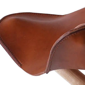 Chaises de trépied en cuir personnalisées de tir de chasse/tabouret de camping en bois de nouveau style chaud avec des chaises de sièges en cuir - Product Image 6