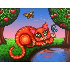 Victoria de Almeida RW-VAA008AT ศิลปะการตกแต่งที่เน้นชาวยุโรปส่องสว่างกระเบื้องสำหรับห้องนั่งเล่นผนังซูเปอร์มาร์เก็ตของบ้าน - Product Image 1