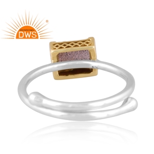 Anillo apilable de piedras preciosas de labradorita Natural de plata de ley fina más vendido, joyería para mujer, regalo para ella - Product Image 4