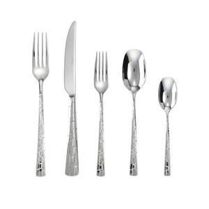 Ensemble de couverts en acier inoxydable faits à la main avec utilisations plaquées or rose pour la maison de restaurant de cuisine en miroir, acier - Product Image 3