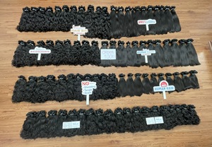 Venta al por mayor 100% Cutícula cruda alineada Cabello humano virgen Recto Doble dibujado 10A 12A 15A Paquetes de cabello crudo vietnamita Proveedores - Product Image 3