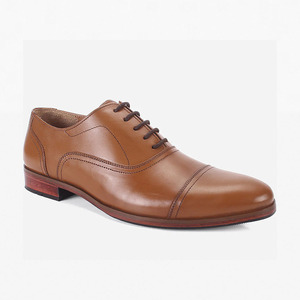 Zapatos de vestir Oxford de alta calidad para hombre, cuero genuino, ropa Formal con cordones a la moda, cómodos, antideslizantes, planos, suaves, EVA para invierno - Product Image 1