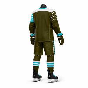 Nuevo Uniforme de Hockey sobre Hielo Personalizado Unisex, Ecológico, Resistente al Viento, 100% Poliéster, Diseño Único, Ropa Deportiva Superior - Product Image 2