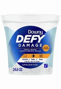 Downy DEFY Damage Total-Wash Conditioning Beads 22.9 Ounce Fresh Lavender Fragrance Poudre adoucissante jetable avec forme solide - Product Image 4