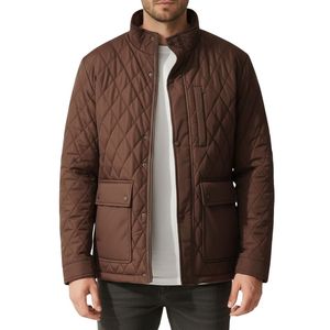 Veste chemise matelassée jaune pour homme, logo personnalisé, veste à bulles légère, vêtements d'extérieur d'hiver, veste rembourrée streetwear pour homme - Product Image 3