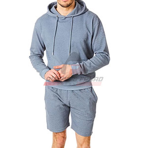 Último diseño hecho en Pakistán Hombres Sudaderas con capucha Conjunto corto Hombres de moda Sudaderas con capucha Conjunto corto 2025 - Product Image 1