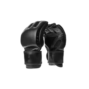 MMA Gloves , Free fight Gloves, Grappling and Training Sparring Gloves high quality material men's leather in whole sale