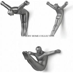 Crochets muraux décoratifs en métal New Look Cintres pour entrées et salons offrant à la fois élégance et fonctionnalité - Product Image 2