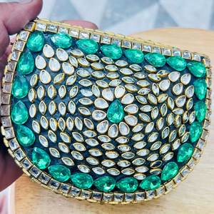traditional mosaic clutch <b>bag</b> with detailed craftsmanship Handmade Evening Clutches for Women's Celebrations By HAND MADE CRAFT - Product Image 3