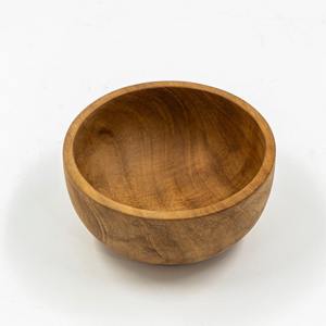 \ Bol en bois Outil de cuisine en bois Vaisselle Cadeaux de mariage par l'artisanat du croissant - Product Image 1