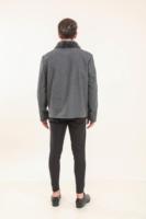 Manteaux en fourrure de laine épaisse et polyester de qualité supérieure, faits à la main par Valeriano Romano, pour hommes, hiver, respirants, col montant.