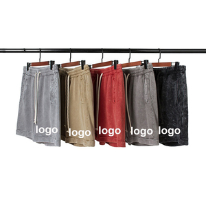 กางเกงขาสั้นผู้ชายวินเทจสี100% ผ้าฝ้ายปรับแต่งได้หลายสีกางเกงขาสั้นแฟชั่นใหม่ปรับแต่งได้ - Product Image 6