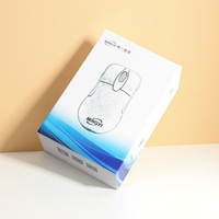 Custom Luxury Mouse Packaging Boxes White Rigid Pull Grey Board Recycled Paperboard Sponge Liner Custom Plastic Insert for Mice