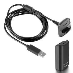 Kit con caricabatterie, cavo di ricarica e 2 batterie per Xbox 360 - Kit accessori - Product Image 6