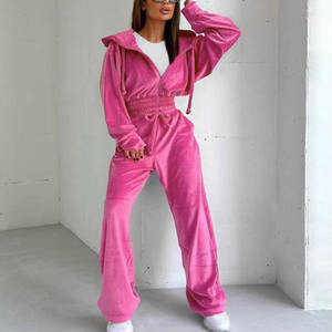 Nuevo conjunto de chándal para mujer de gran oferta, ropa de entrenamiento, conjuntos de chándal para correr para mujer, chándales de personalización completa para mujer - Product Image 1