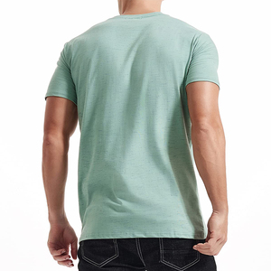 T-shirt imprimé personnalisé en coton déchiré 230 Gsm pour hommes conception personnalisée vierge 100% - Product Image 1
