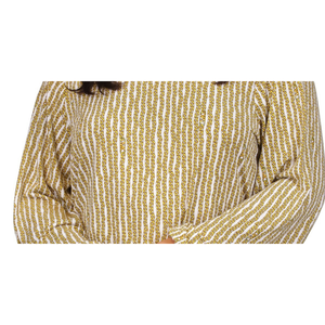 Top a maniche lunghe con catena giallo da donna Michael Kors, taglia 0X-Plus Size, accessorio - Product Image 3